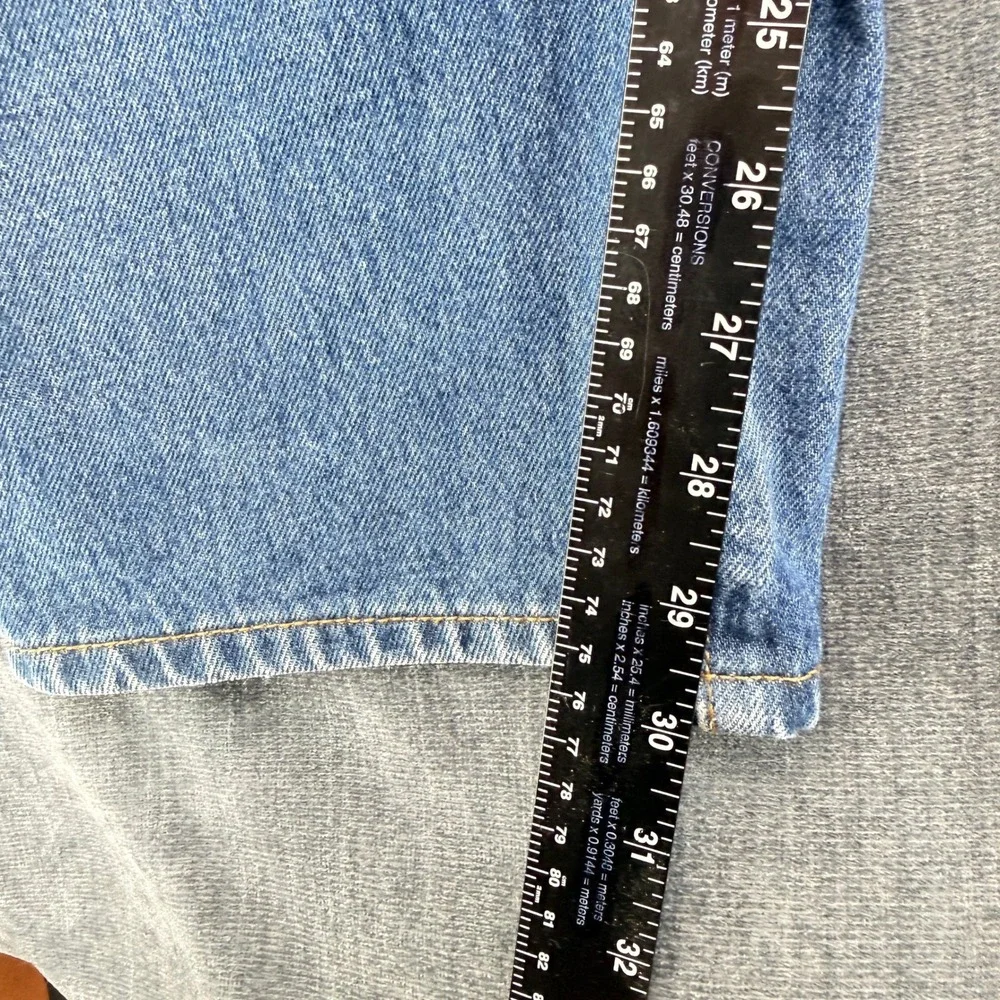 Levi's 501 Original Fit Mens 38x32 Blue Cotton Straight Button Fly Jeans